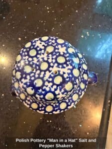 Polish-Pottery-Man-in-a-Hat-Salt-and-Pepper-Shakers-second-image