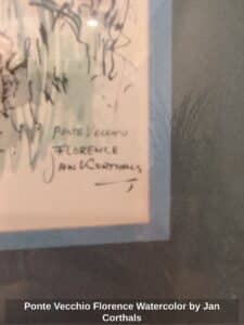 Ponte-Vecchio-Florence-Watercolor-by-Jan-Corthals-second-image