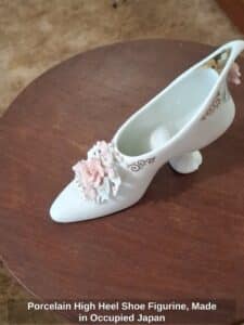 Porcelain-High-Heel-Shoe-Figurine-Made-in-Occupied-Japan