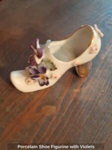 Porcelain-Shoe-Figurine-with-Violets