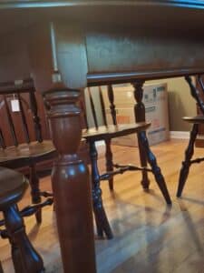 Porcelain-Teacup-and-Saucer-Set-with-Blue-and-Gold-Trim-third-image