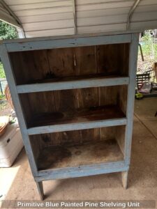 Primitive-Blue-Painted-Pine-Shelving-Unit-second-image