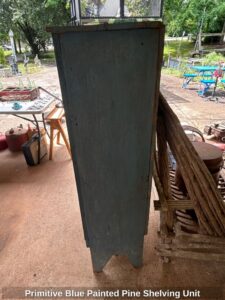 Primitive-Blue-Painted-Pine-Shelving-Unit-third-image