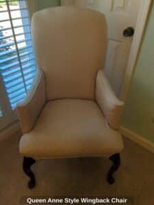Queen-Anne-Style-Wingback-Chair
