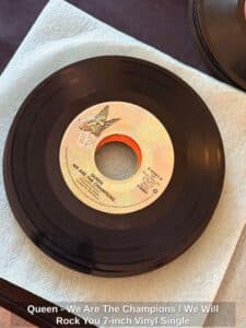 Queen-We-Are-The-Champions-or-We-Will-Rock-You-inch-Vinyl-Single