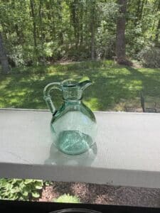 Recycled-Glass-Tilted-Pitcher