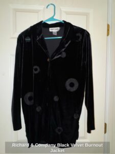 Richard-Company-Black-Velvet-Burnout-Jacket