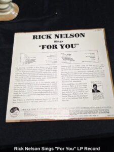 Rick-Nelson-Sings-For-You-LP-Record-second-image