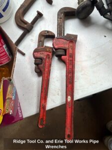 Ridge-Tool-Co.-and-Erie-Tool-Works-Pipe-Wrenches