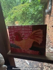 Rooster-Painting-on-Canvas