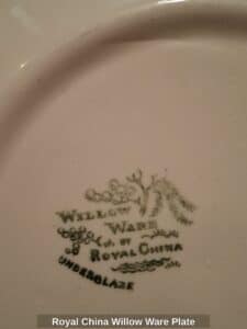 Royal-China-Willow-Ware-Plate-second-image