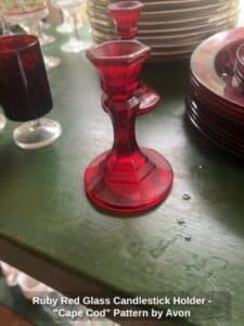 Ruby-Red-Glass-Candlestick-Holder-Cape-Cod-Pattern-by-Avon