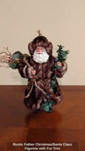 Rustic-Father-Christmas-or-Santa-Claus-Figurine-with-Fur-Trim