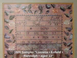 Sampler-Lucretia-Enfield-Randolph-aged-second-image