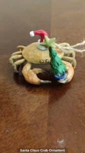 Santa-Claus-Crab-Ornament