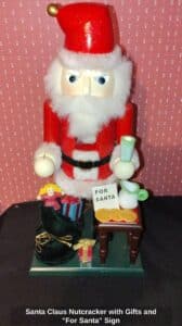 Santa-Claus-Nutcracker-with-Gifts-and-For-Santa-Sign