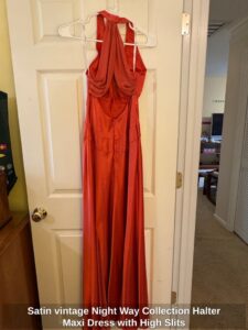 Satin-vintage-Night-Way-Collection-Halter-Maxi-Dress-with-High-Slits-second-image