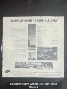 Saturday-Night-Grand-Ole-Opry-Vinyl-Record-second-image