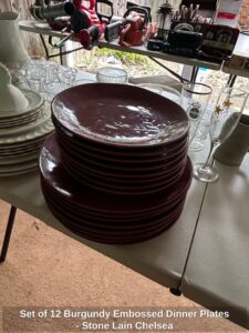 Set-of-Burgundy-Embossed-Dinner-Plates-Stone-Lain-Chelsea