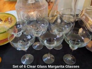 Set-of-Clear-Glass-Margarita-Glasses-second-image