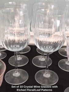 Set-of-Crystal-Wine-Glasses-with-Etched-Floral-or-Leaf-Patterns-second-image