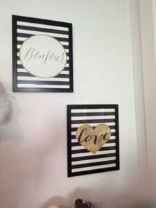 Set-of-Two-Framed-Bonjour-and-Love-Wall-Art-Prints-third-image
