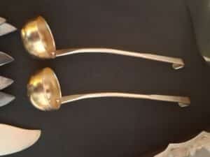 Set-of-Two-Small-Brass-Ladles