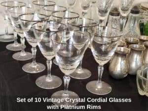 Set-of-Vintage-Crystal-Cordial-Glasses-with-Platnium-Rims-second-image