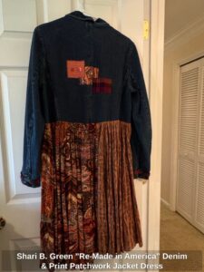 Shari-B.-Green-Re-Made-in-America-Denim-Print-Patchwork-Jacket-Dress-third-image