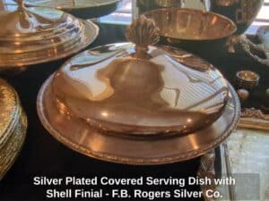 Silver-Plated-Covered-Serving-Dish-with-Shell-Finial-F.B.-Rogers-Silver-Co