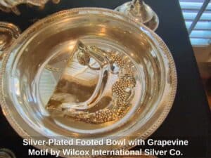 Silver-Plated-Footed-Bowl-with-Grapevine-Motif-by-Wilcox-International-Silver-Co