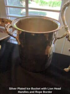 Silver-Plated-Ice-Bucket-with-Lion-Head-Handles-and-Rope-Border