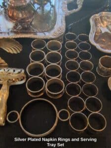 Silver-Plated-Napkin-Rings-and-Serving-Tray-Set