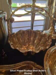 Silver-Plated-Scallop-Shell-Brides-Basket