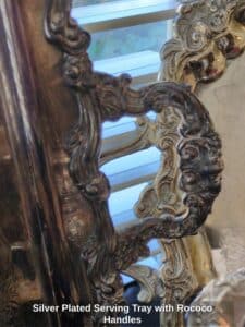 Silver-Plated-Serving-Tray-with-Rococo-Handles-second-image