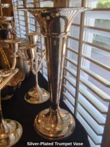 Silver-Plated-Trumpet-Vase