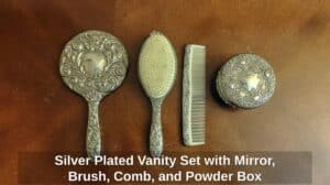 Silver-Plated-Vanity-Set-with-Mirror-Brush-Comb-and-Powder-Box-second-image