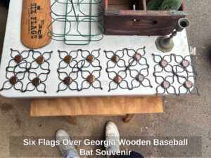 Six-Flags-Over-Georgia-Wooden-Baseball-Bat-Souvenir