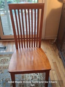 Solid-Maple-Dining-Table-and-Six-Chairs-Set-third-image