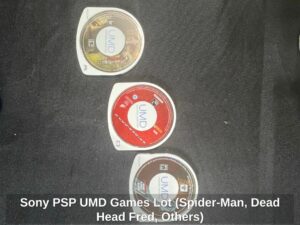 Sony-PSP-UMD-Games-Lot-Spider-Man-Dead-Head-Fred-Others-second-image
