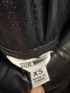 Steve-Madden-Faux-Leather-Paperbag-Waist-Shorts-second-image