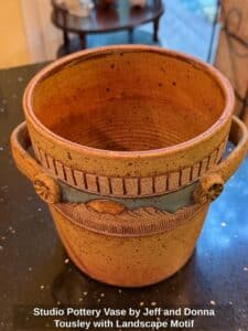 Studio-Pottery-Vase-by-Jeff-and-Donna-Tousley-with-Landscape-Motif