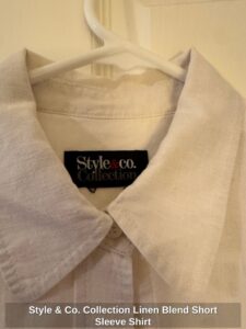 Style-Co.-Collection-Linen-Blend-Short-Sleeve-Shirt-second-image