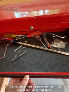 TASK-FORCE-Red-Drawer-Rolling-Tool-Chest-with-Assorted-Tools-second-image
