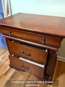 Traditional-Cherry-Finish-Drawer-Nightstand-second-image
