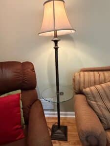 Traditional-Floor-Lamp-with-Glass-Shelf-and-Pull-Chain-second-image