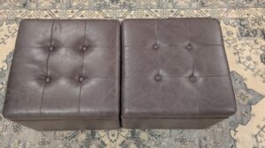 Tufted-Faux-Leather-Storage-Ottoman-Set