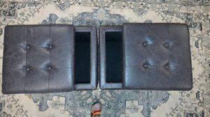 Tufted-Faux-Leather-Storage-Ottoman-Set-second-image