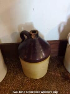 Two-Tone-Stoneware-Whiskey-Jug