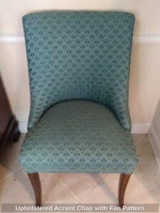 Upholstered-Accent-Chair-with-Fan-Pattern